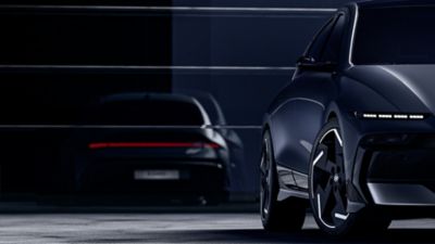New Hyundai IONIQ 6 front and rear design.