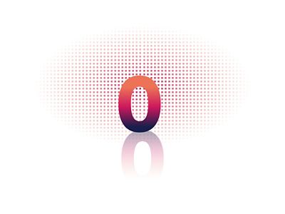 An icon of the number 0.