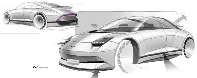 Ontwerp van de Hyundai Prophecy.